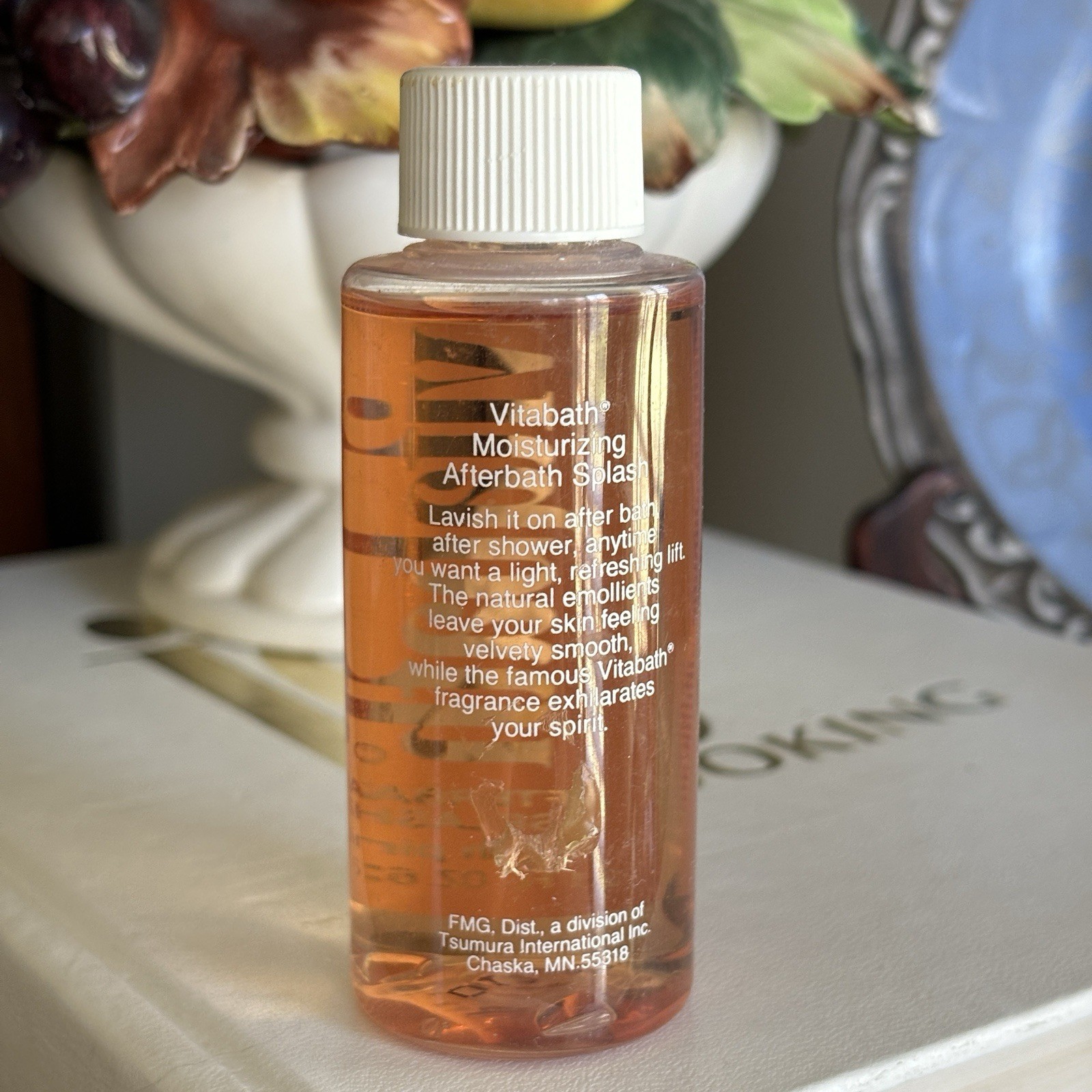 Vitabath 2.1 Fl Oz Afterbath splash Fresh Pink Vintage Rare