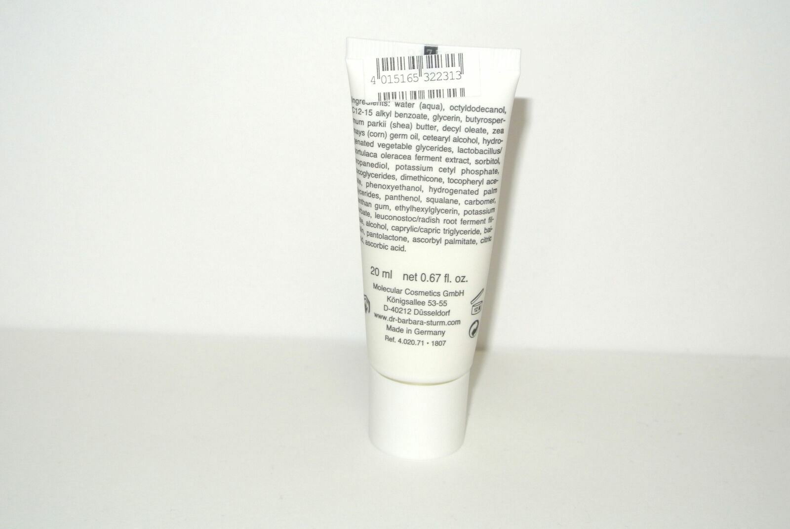 Dr. Barbara Sturm Face Cream 0.67 fl.oz. 20 ml travel size Molecular Cosmetics