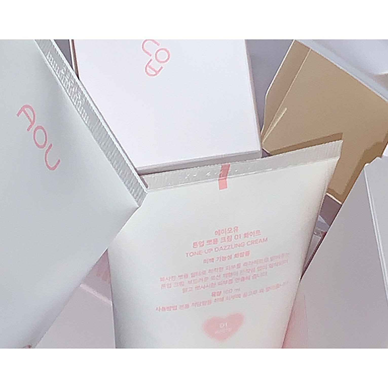 AOU Tone-up Dazzling Cream 3.38fl.oz / 100ml 01White K-Beauty