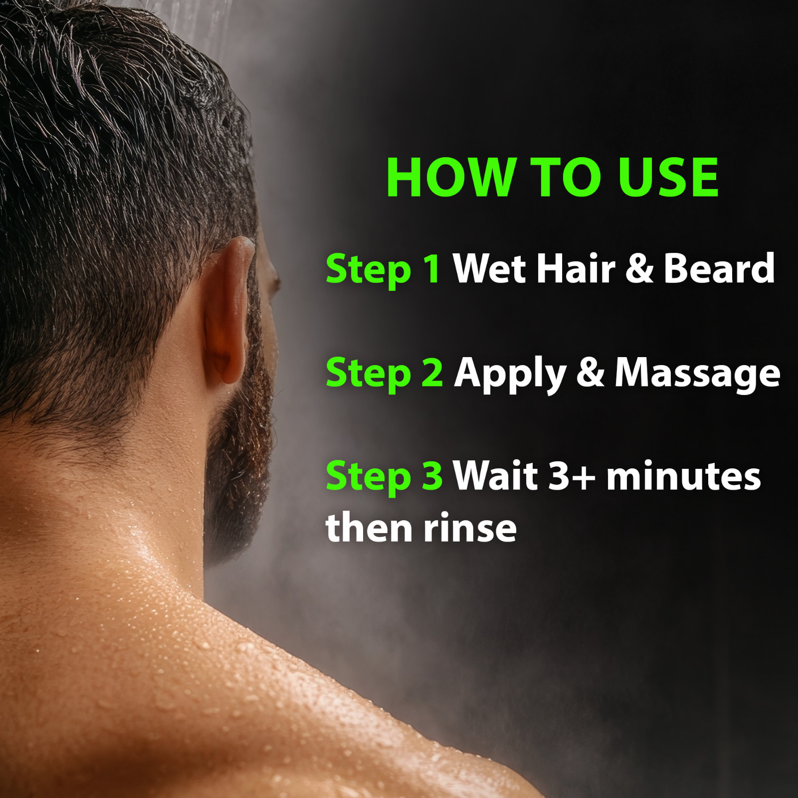 GROW® 11-in-1 Hair and Beard Wash Natural & Organic Vegan Friendly Softens Hair