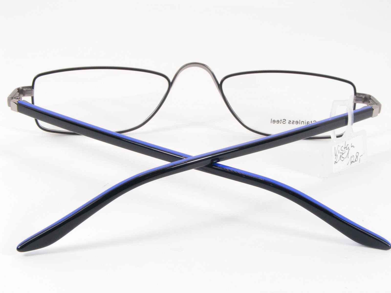 VISTAN 2151-3 Silver-Grey /Black /Blue UNIQUE RARE EYEGLASSES 52-19-145 Germany