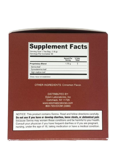 Chiro-Klenz Cinnamon Tea – Detox – Reduce Bloating – Colon Cleanse – 30 Teabags