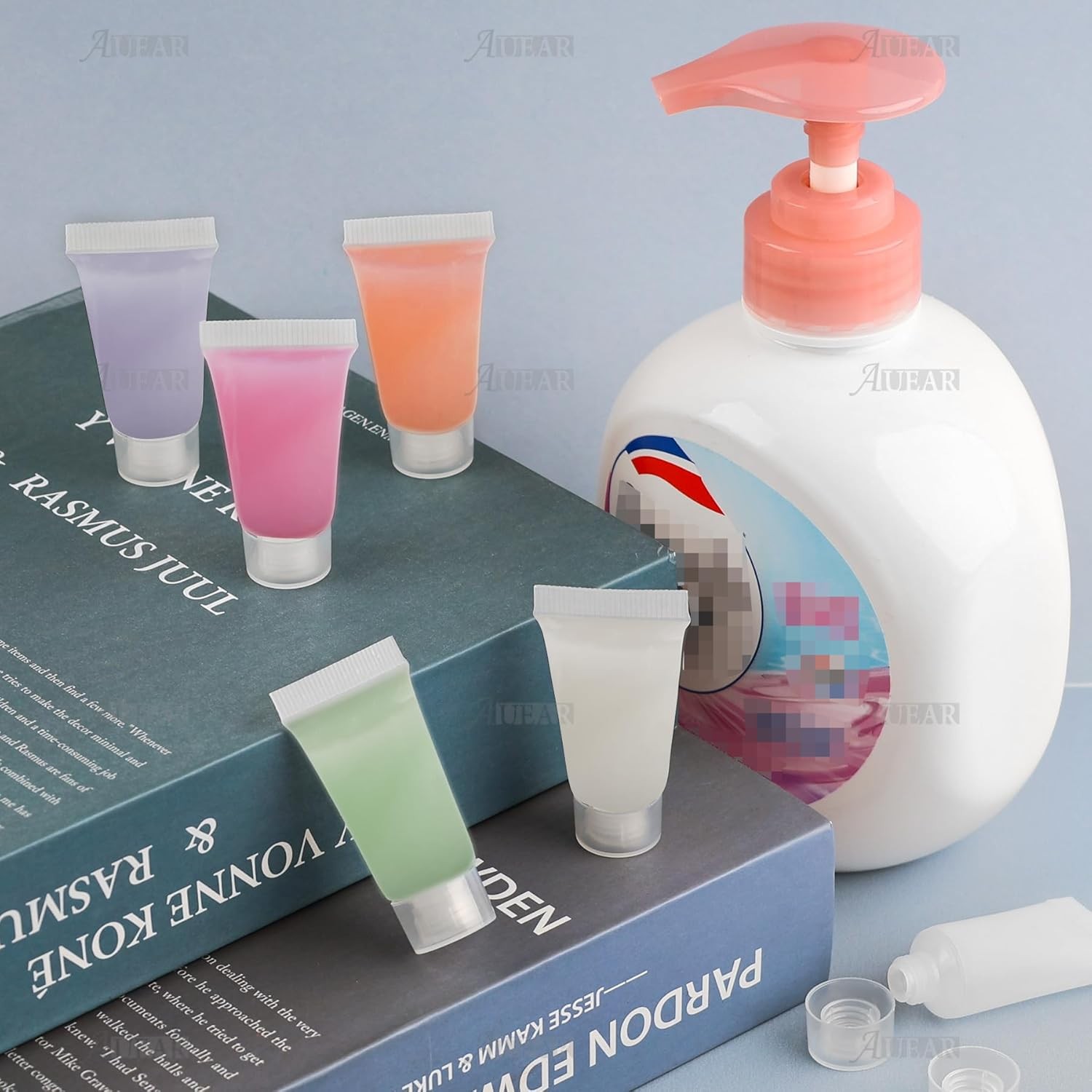 10 PCS Empty Refillable Plastic Soft Tubes Squeeze Cosmetic Bottles Packing 5ml