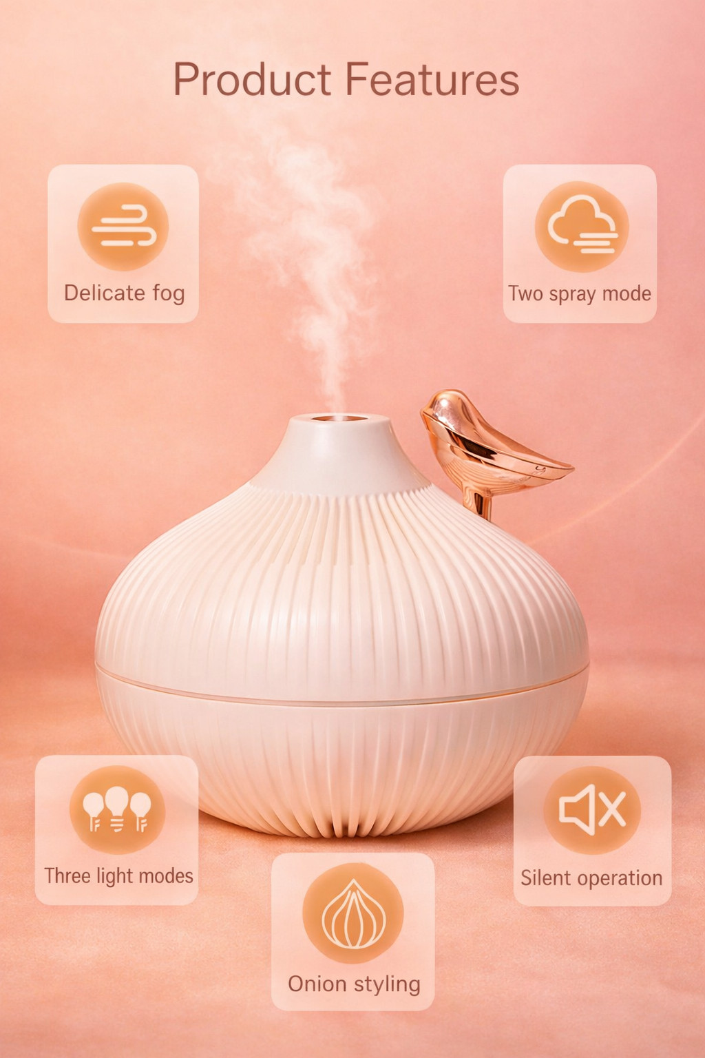 Mini Onion Shaped Air Humidifier