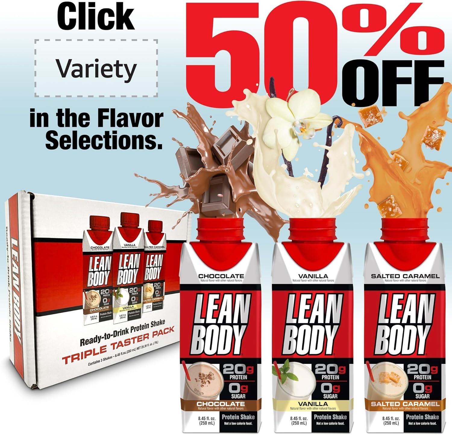 Labrada Lean Body Protein Shake 40G Protein Ready To Drink 17 Fl Oz Pack Of 12