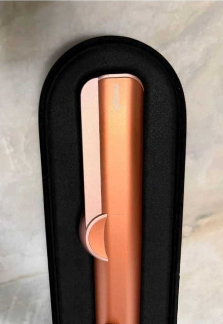 Dyson Airstrait Straightener Amber Silk Wet to Dry Hair Styler