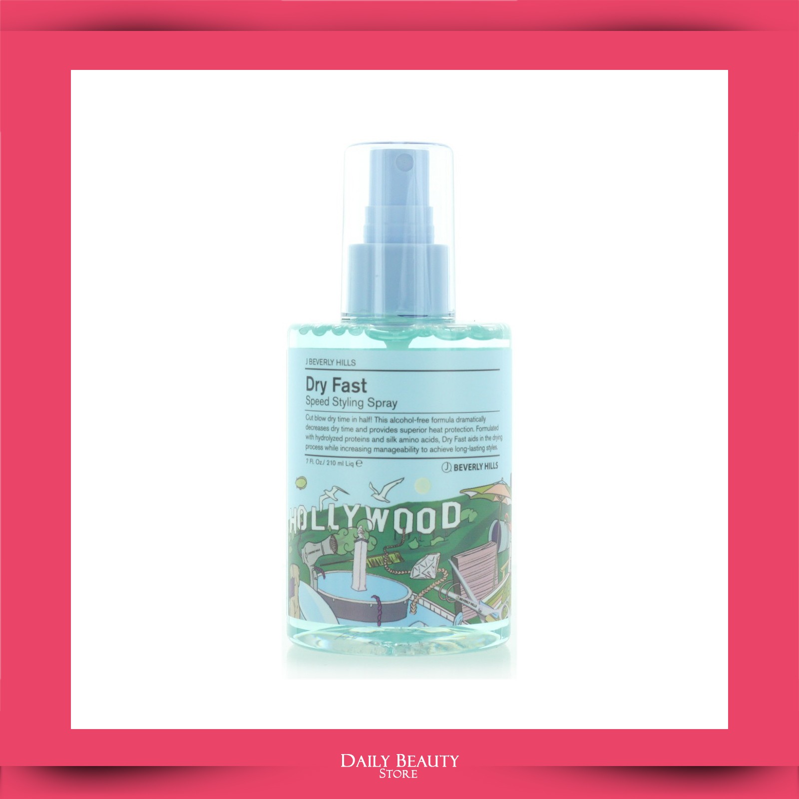 J Beverly Hills Dry Fast Speed Styling Spray 210ml 7oz NEW FAST SHIP