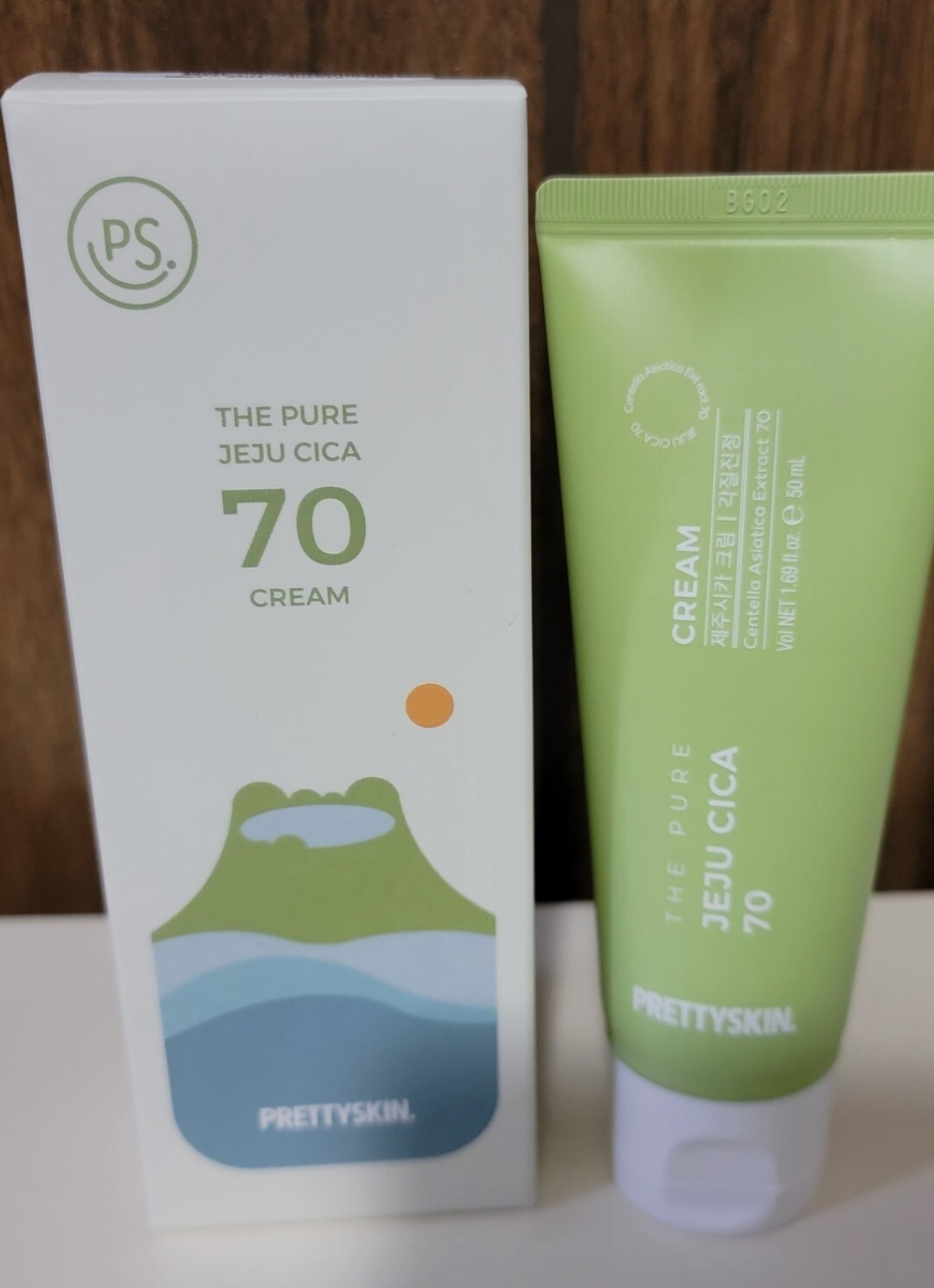Prettyskin The Pure Jeju Cica 70 Face Cream 1.69 fl oz Exp 7/2025