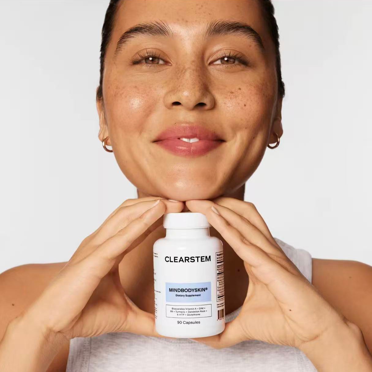 2 BOTTLES–CLEARSTEM® MINDBODYSKIN® – Hormonal Acne, Skin Glow & Mood Support