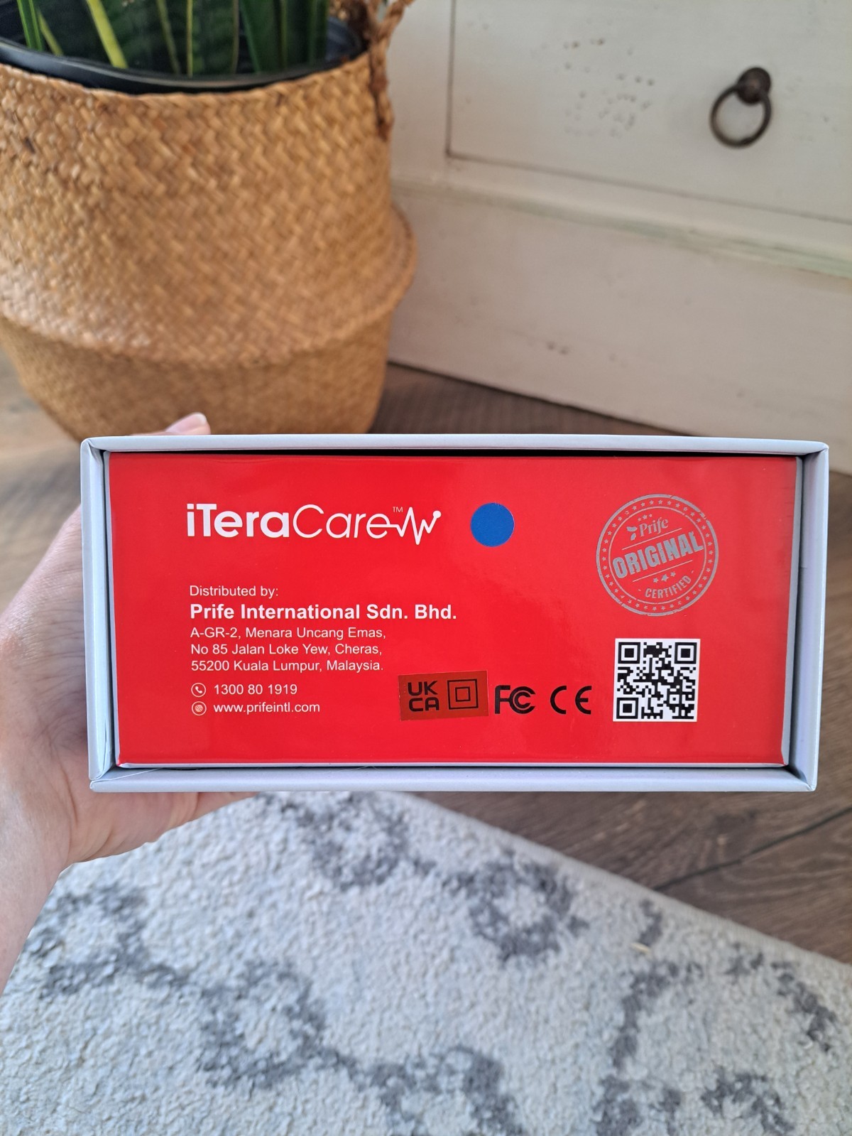 AUTHENTIC BRAND NEW Prife Iteracare Classic Frequency Device Red Wand