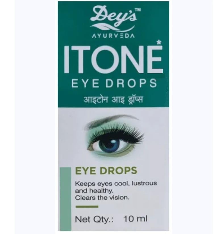 Itone Eye Drops 10ml × 10 | Ayurvedic Care for Redness Allergy Irritation | 2027