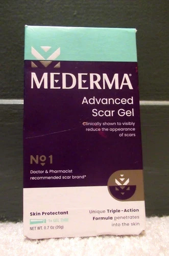 Mederma Advanced Scar Gel, Treats Old and New Scars date 3/2025