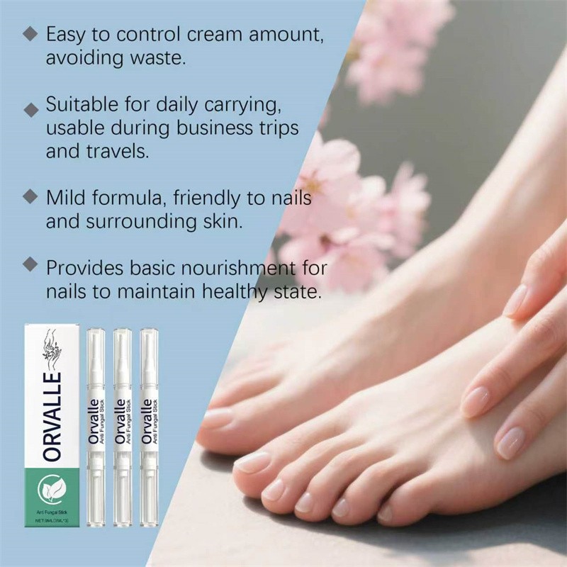 3PCS Orville Nail Fungus Pen Anti Fungus Infection Nail Care Repair Pen Toenail