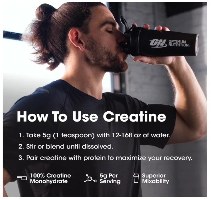Micronized Creatine Monohydrate Powder, Unflavored, 120 Servings, 600 Grams (Pac