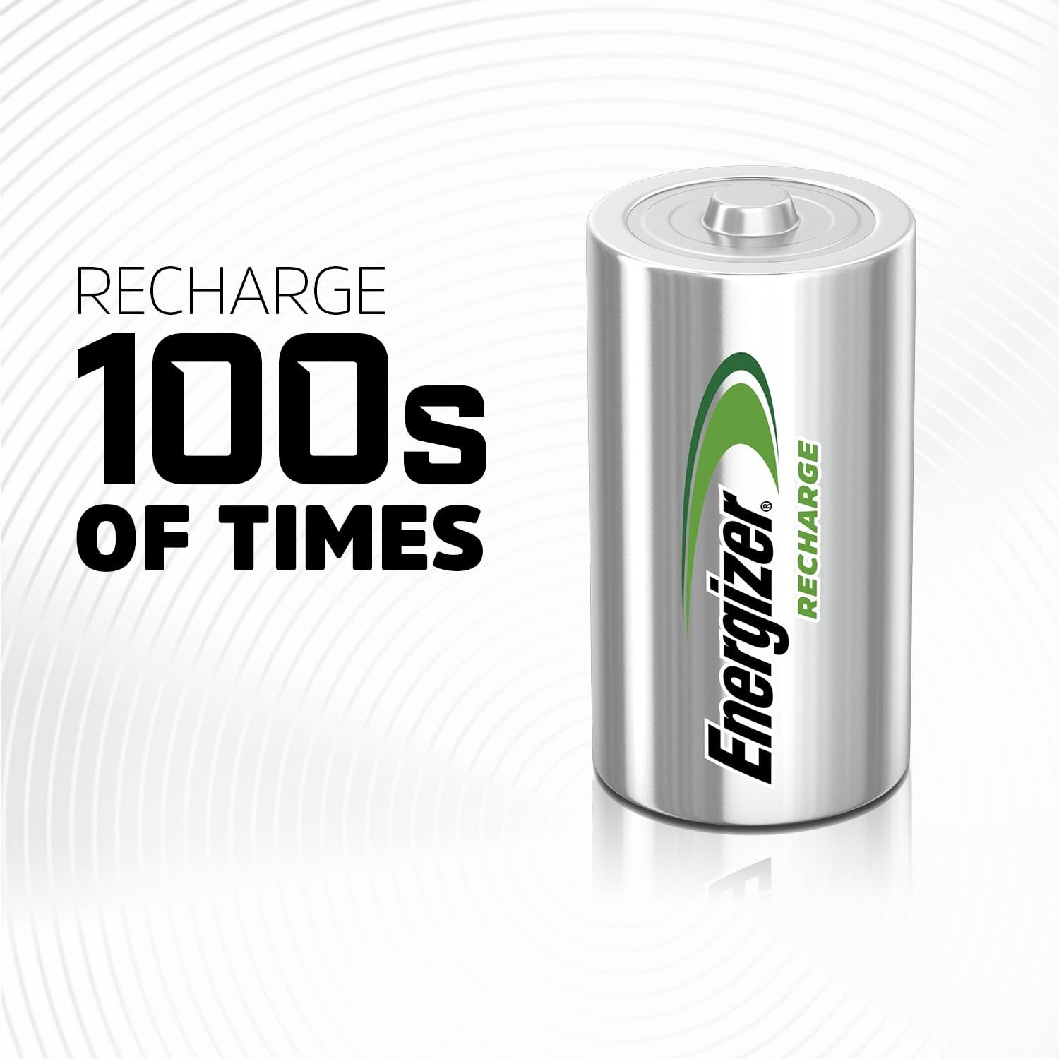 Energizer Rechargeable C Batteries Precharged 2 Count NH35BP-2 Battery