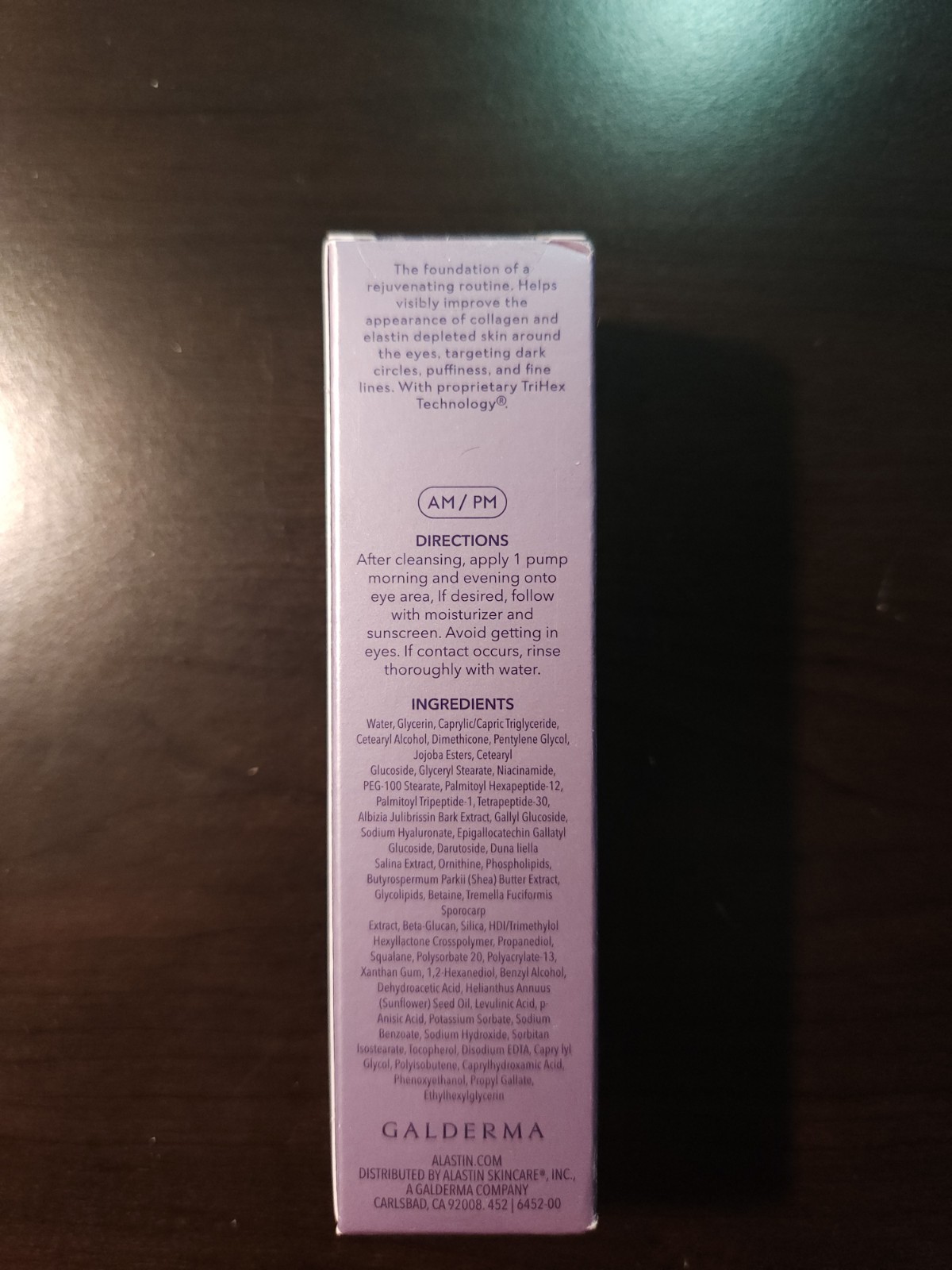 Alastin Restorative Eye Treatment-TriHex 0.6 fl oz/18mL *NEW PK* 1 Gift Included