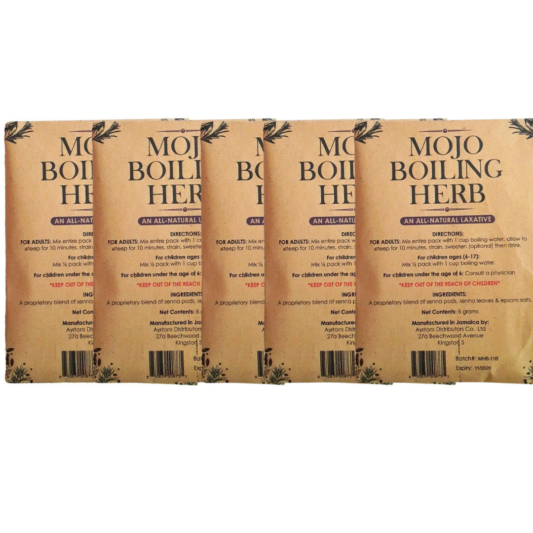 Mojo Herb, Jamaican Mojo Herb, Pack Of 5, Detox – Tariffs are paid by us for US