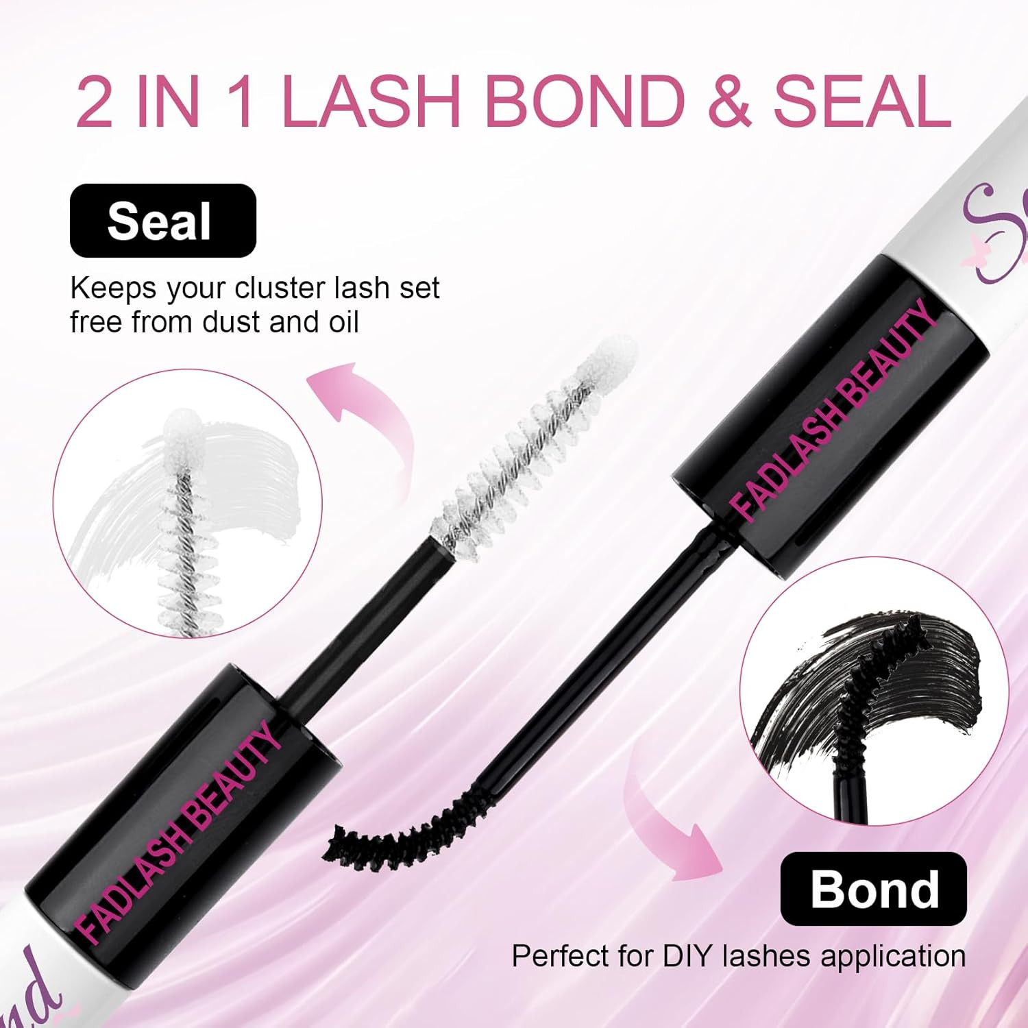 Lash Glue DIY Lash Cluster Glue for Lashes Clusters Latex-Free Waterproof Latex-