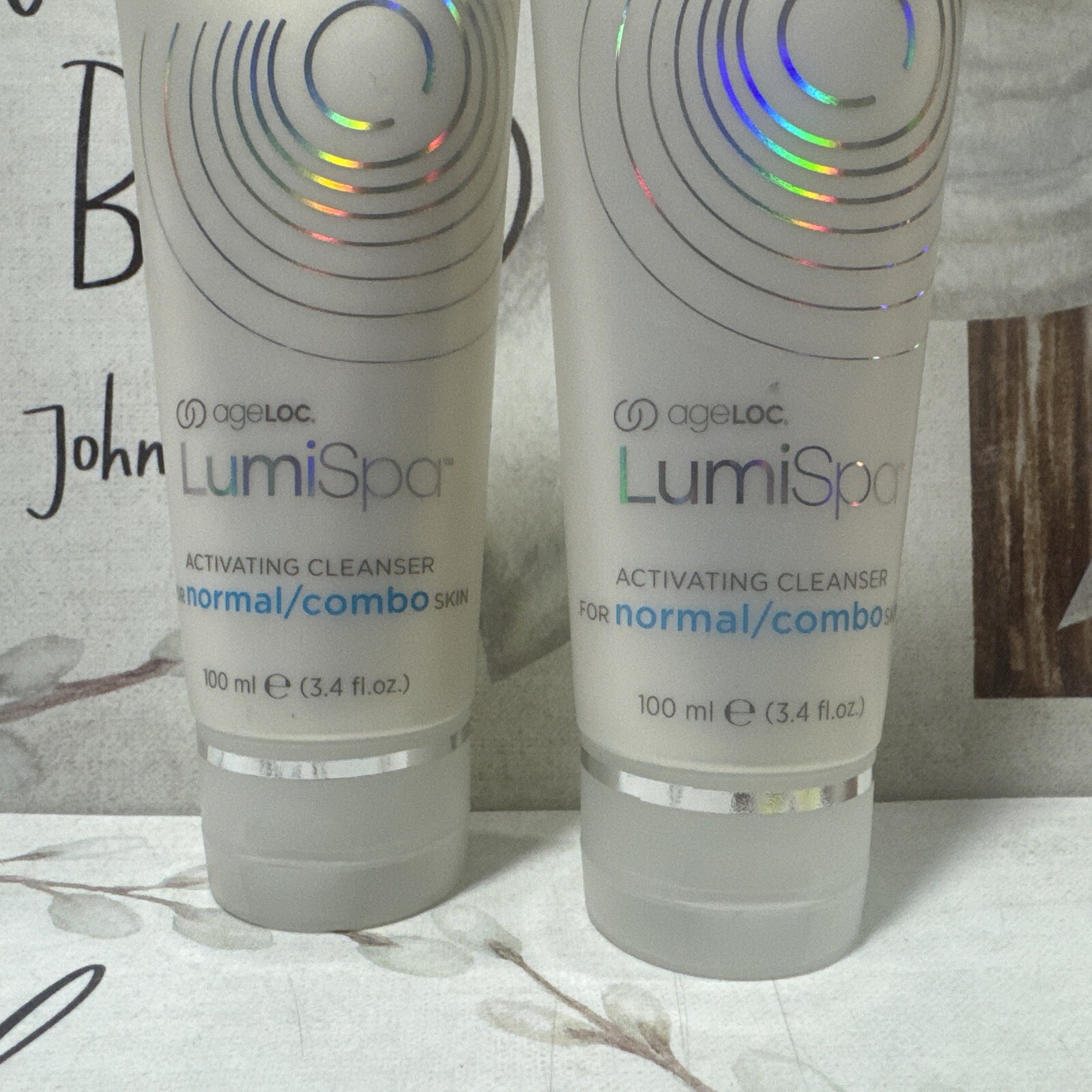 NU SKIN ageloc LumiSpa Activated Cleanser Normal/combo Skin,3Pack 3.4 Fl Oz