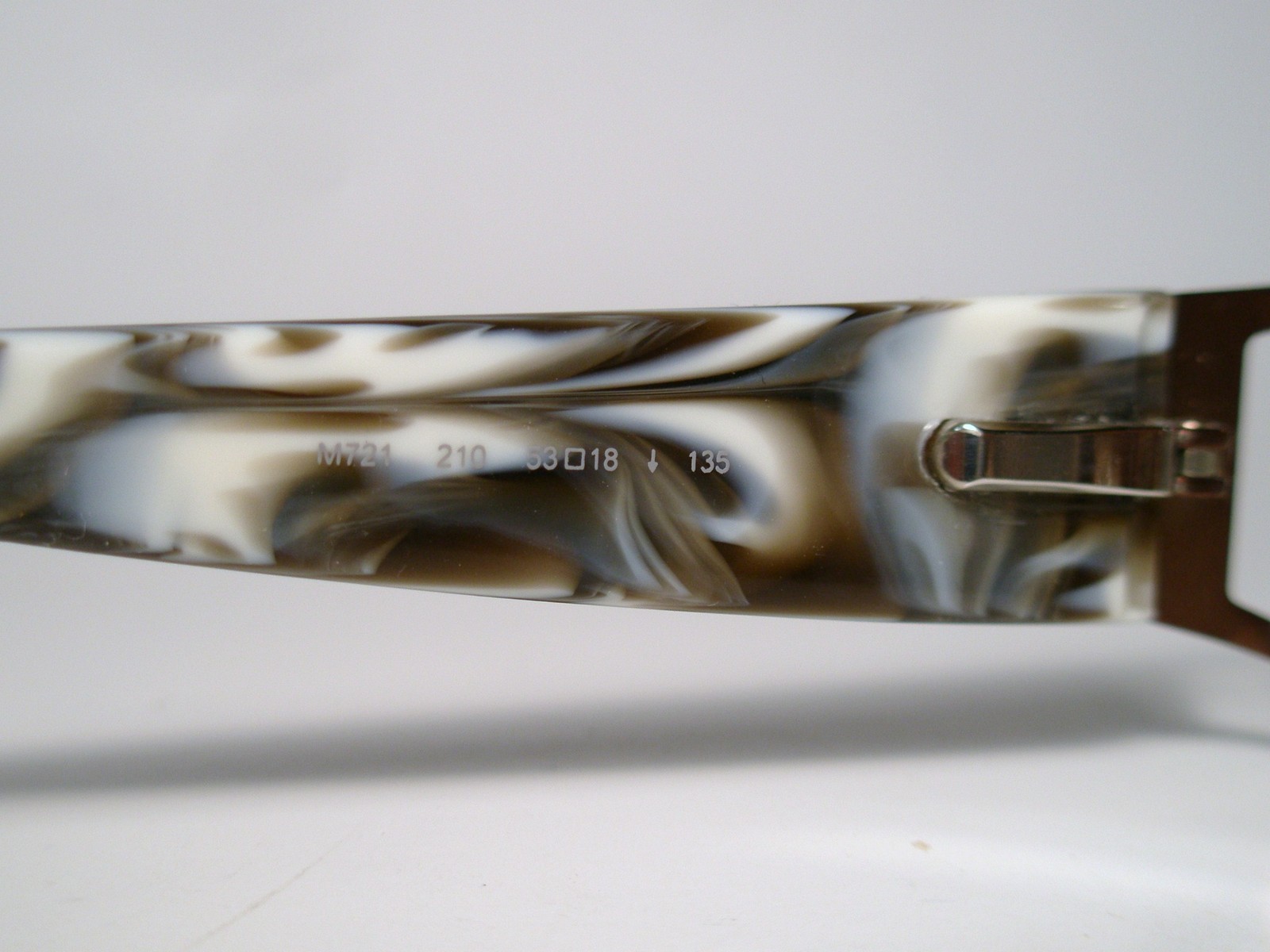 New Ladies MARCHON «M721» Cord Rimless Eyeglasses Frame Brown 53-18 M-L List$160