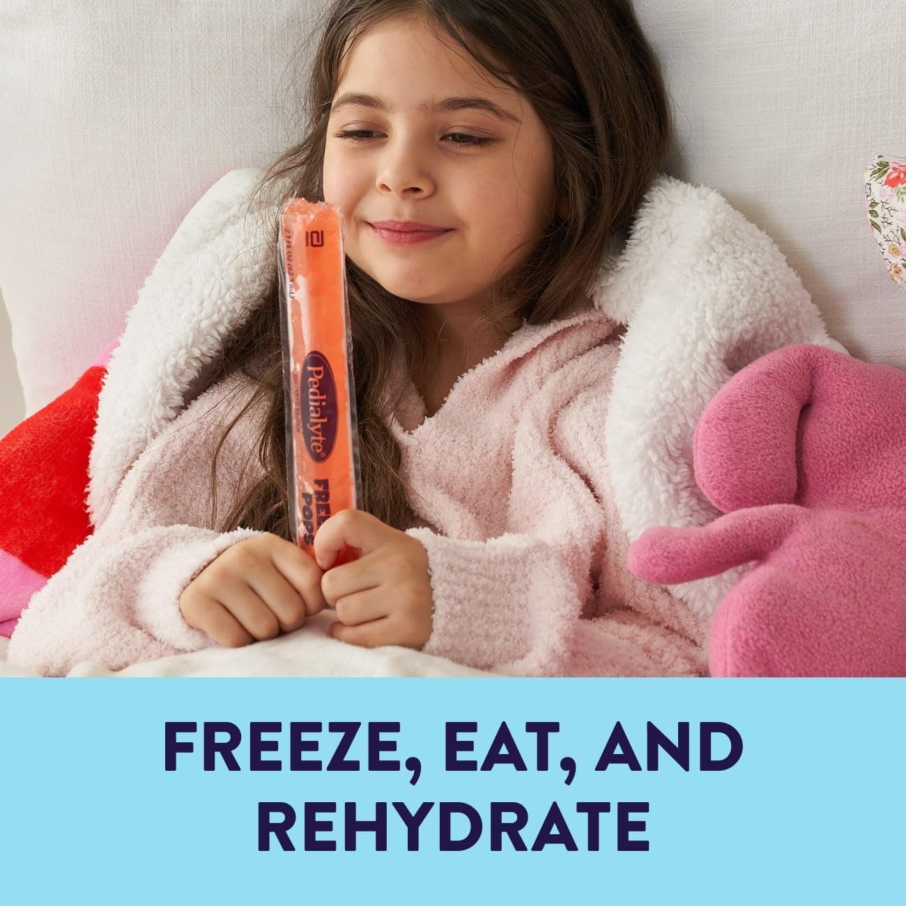 Pedialyte Electrolyte Solution Freezer Pops, Hydration Variety Pack— Grape, Blue