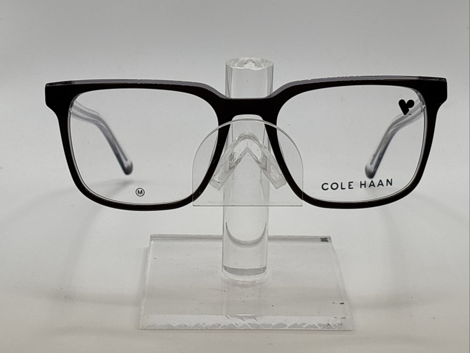 Cole Haan CH4506 (036) Smoke Crystal 52/18 M 140 Men’s Full Rim Eyeglasses A5720