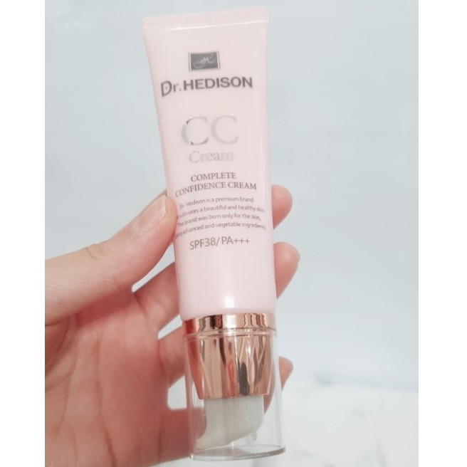 DR.HEDISON CC Cream 50ml SPF38 PA+++ Natural Skin Tone Up Redness Coverage Cream