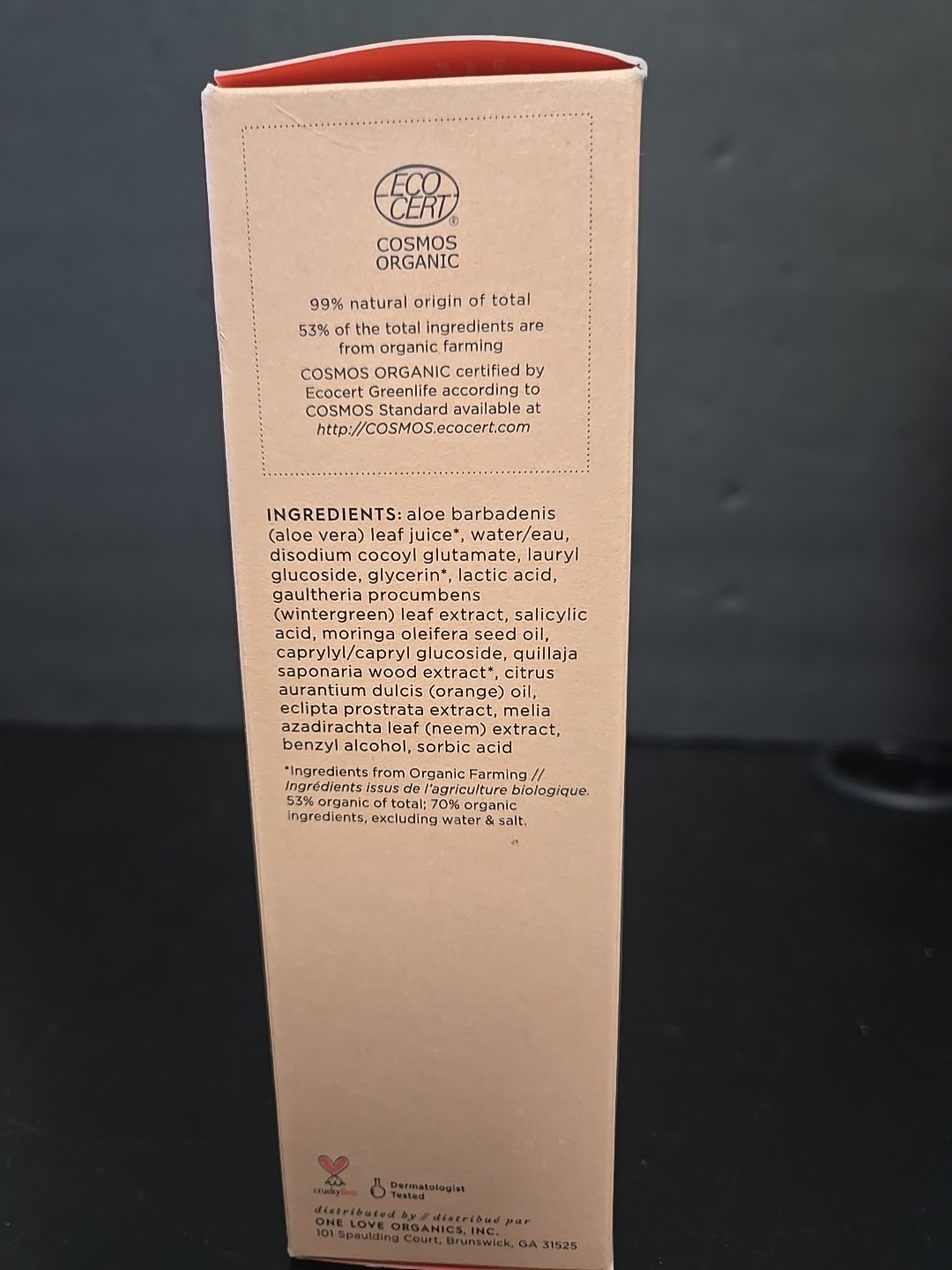 ONE LOVE ORGANICS Botanical Enzyme Cleansing Oil 4 fl oz 120ml EXP 09/2026
