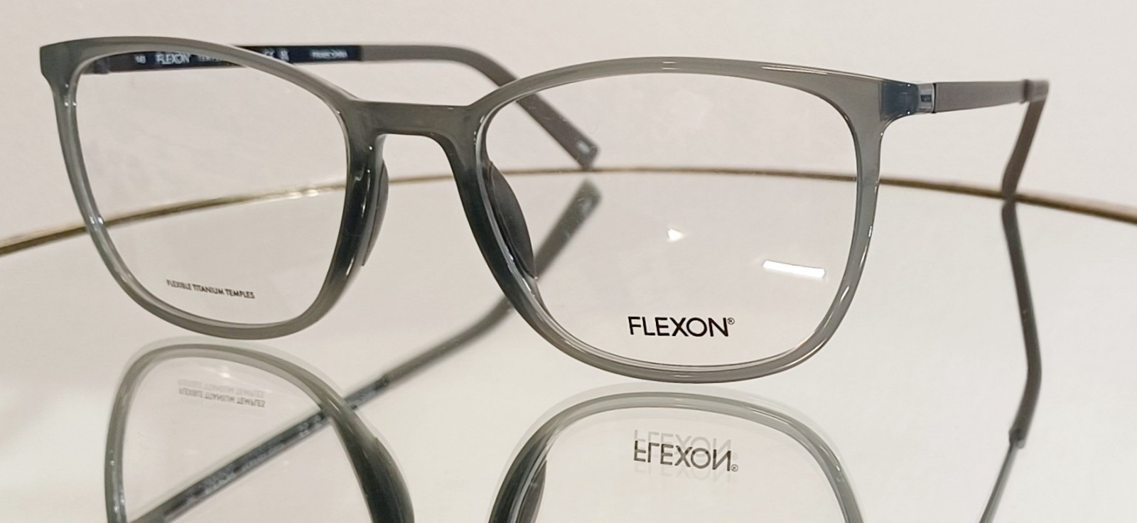 Originale FLEXON EP8013 023 Eyeglasses GREY New Plastic 54-19-145