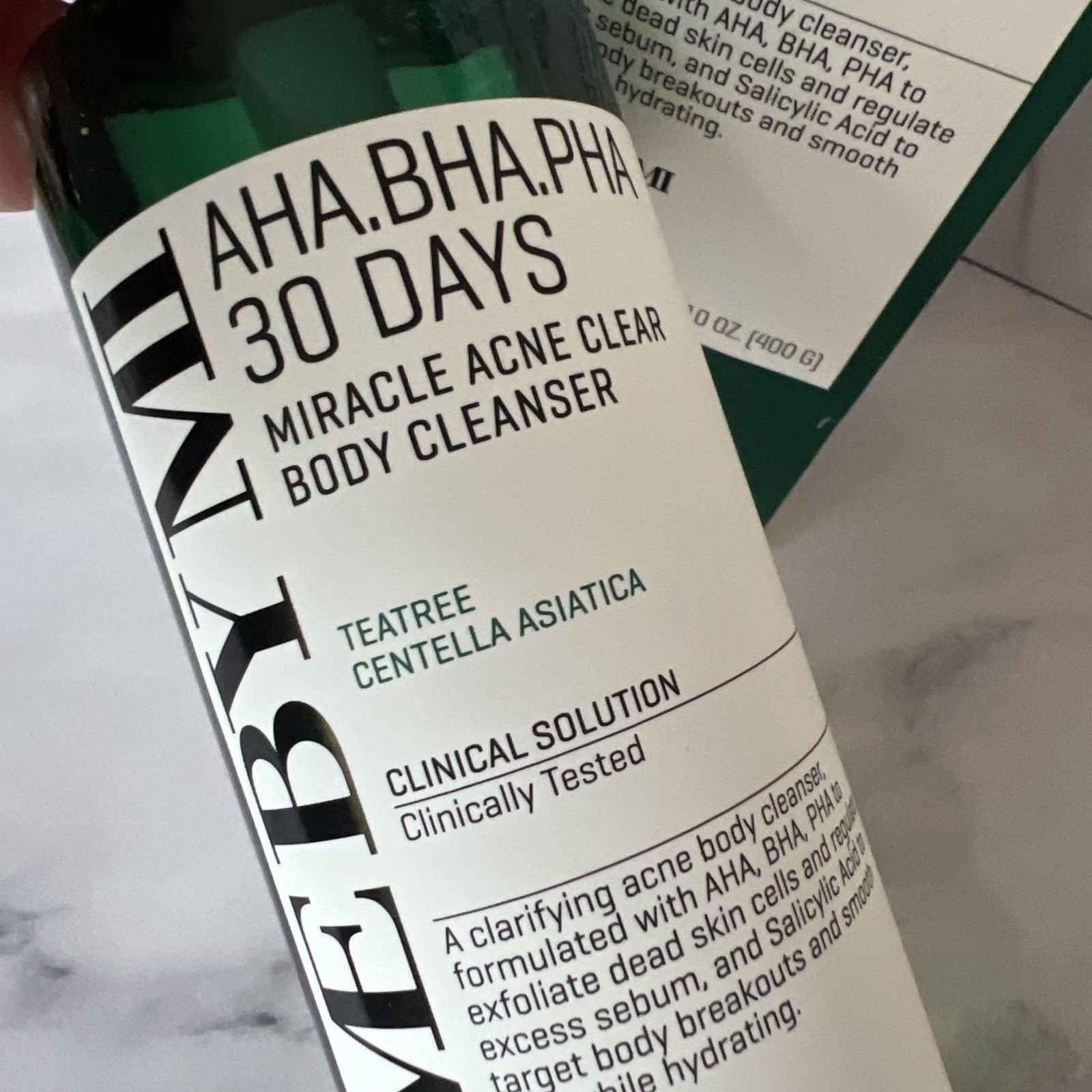 AHA. BHA. PHA 30 Days Miracle Acne Clear Body Cleanser, Some 14.10 oz Exp 2028
