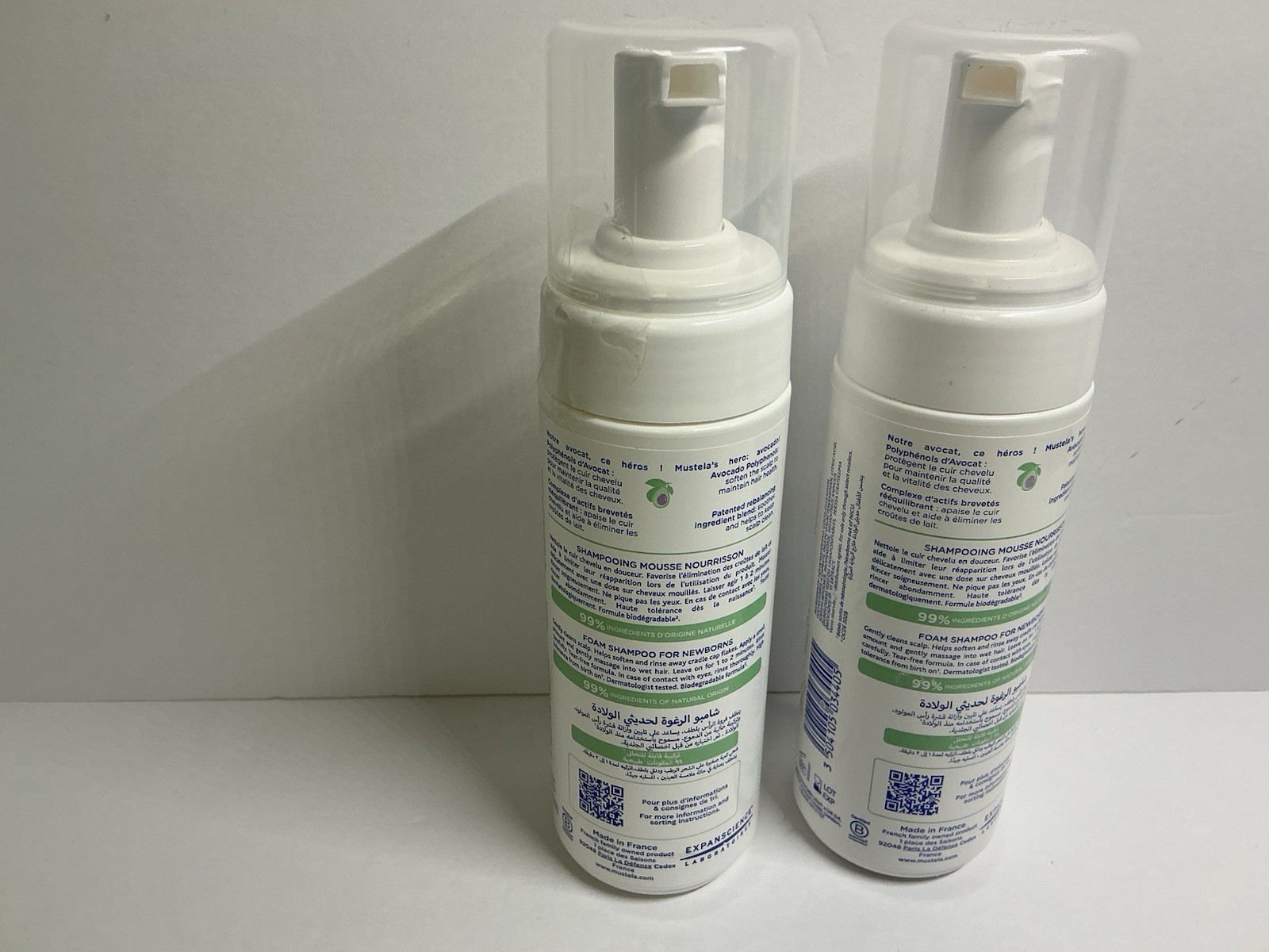 Mustela Cradle Cap Foam Shampoo for Newborn – Baby 5.07 Fl Oz – 2 Bottles
