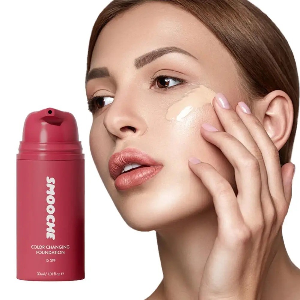 Smooche Foundation Korean, Smooche Color Changing Foundation, For All Skin Types