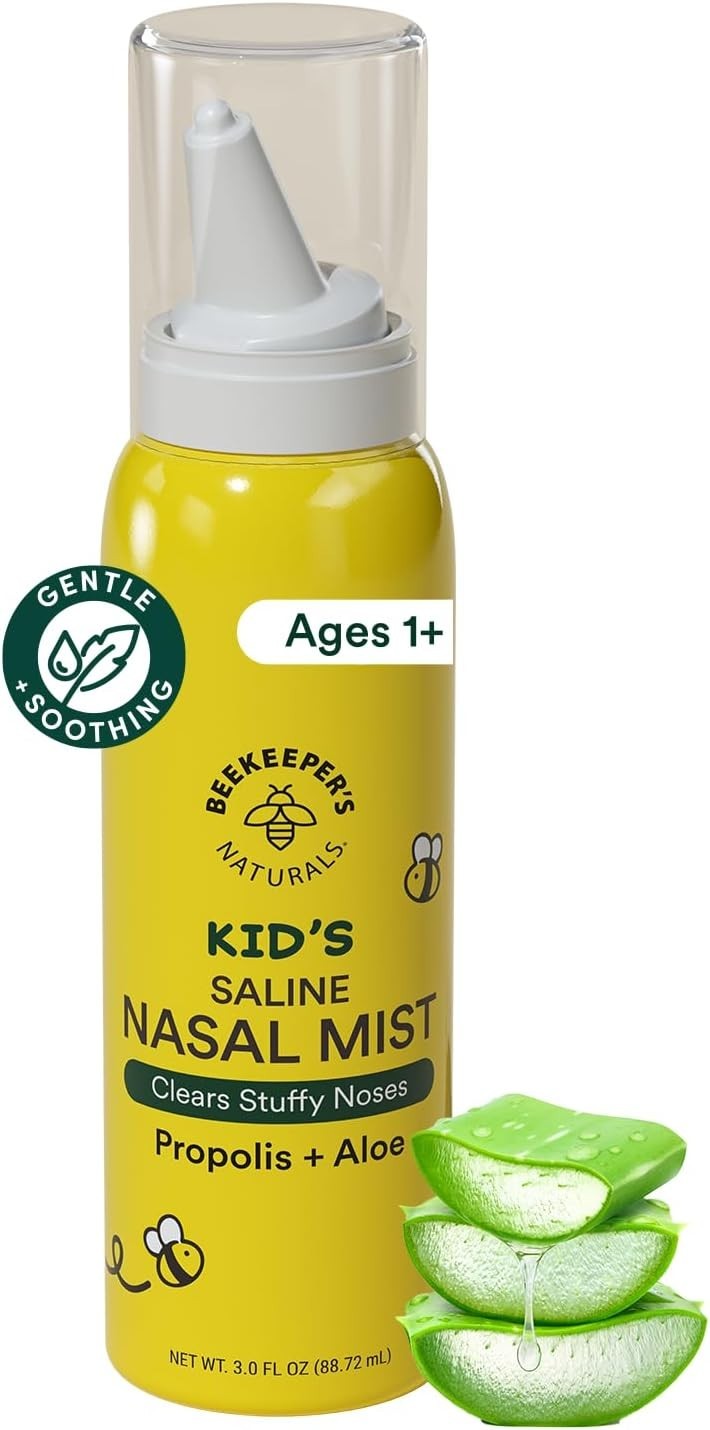 Kids’ Saline Nasal Mist by , Cleanses & Clears Stuffy Noses, Nasal Spray for …