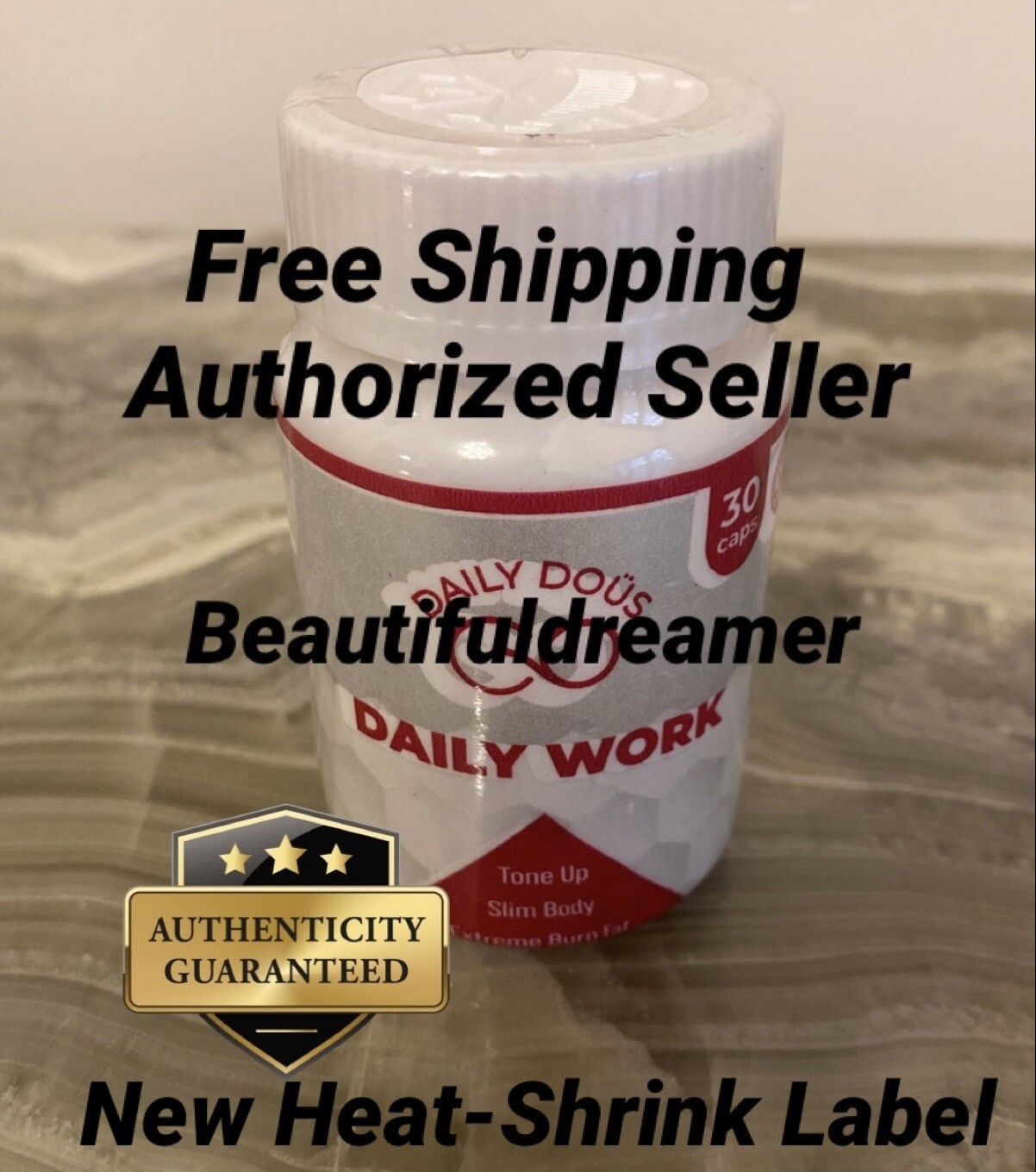 Daily Work Pills *** Brand New and Sealed *** by Daily Dous / Skinny 365
