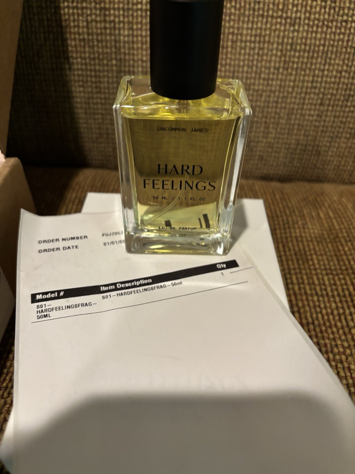 Uncommon James Hard Feelings Eau de Parfum Spray, Regular Size 1.7 fl oz