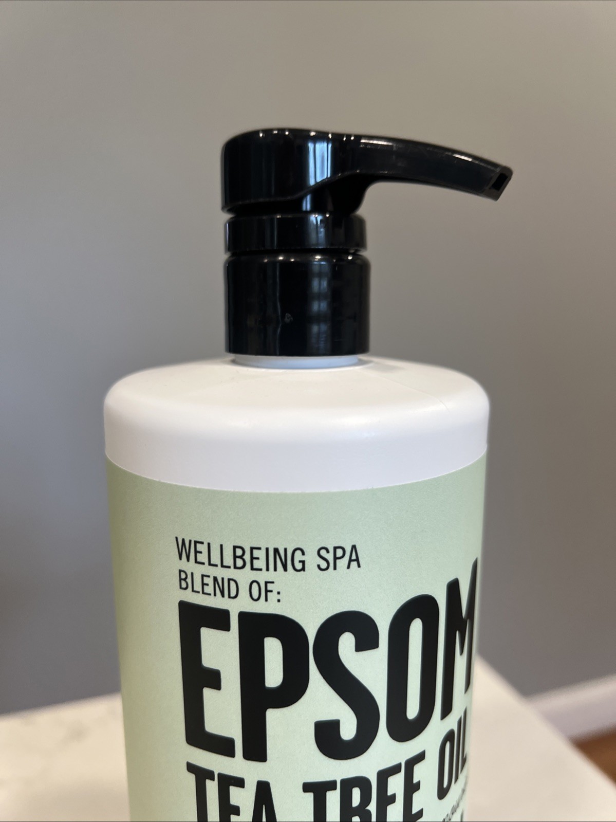 WELLBEING SPA EPSOM Tea Tree Oil Revive BODY WASH Gel ~TEA TREE & VERBENA 946ml