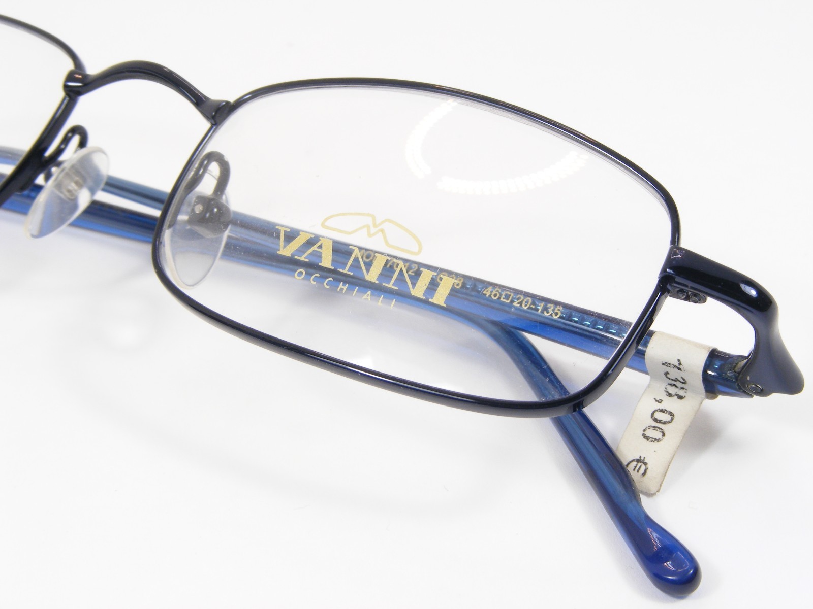 Vintage VANNI OCCHIALLI 7012 C28 Dark Blue UNIQUE RARE EYEGLASSES 46-20-135mm