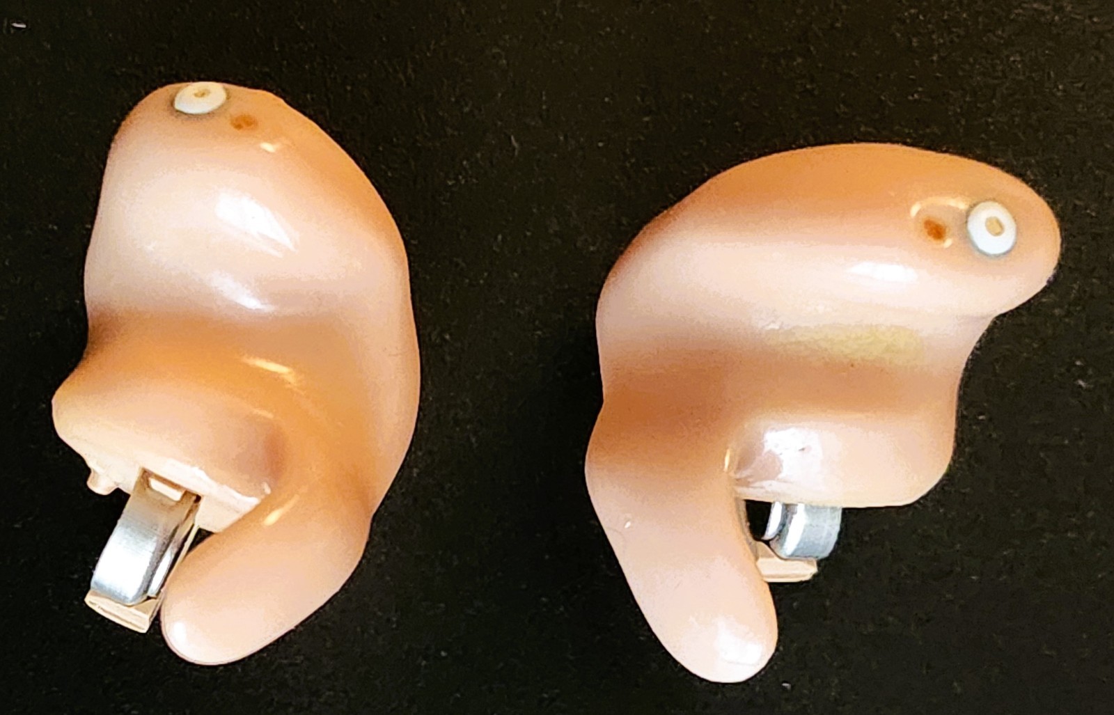 Vintage Phonak Virto V50 Hearing Aids Left & Right Case Battery Lightly Used VGC