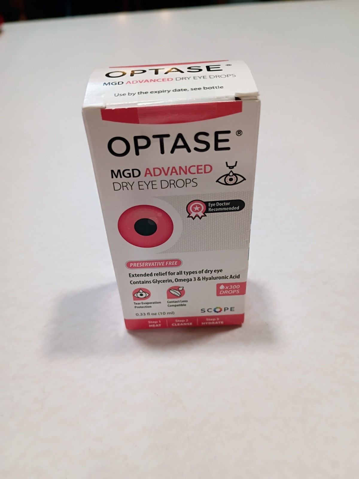 OPTASE MGD Advanced Dry Eye Drops – Exp 09/2027