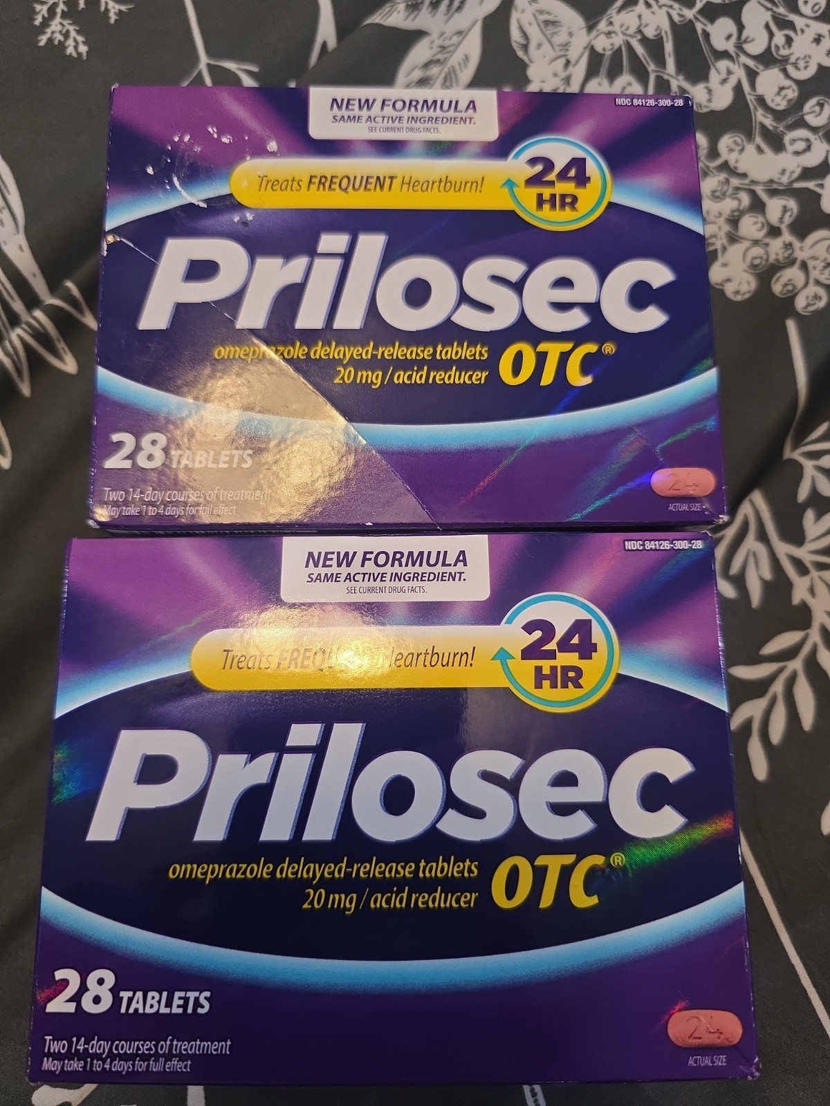 Prilosec OTC, Omeprazole Acid Reducer 28×2=56 Tablets – EXP 06/28