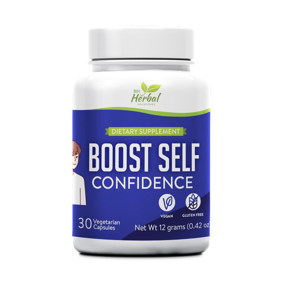 Boost Self Confidence Herbal Supplement – Adults and Teens – Boost Concentration