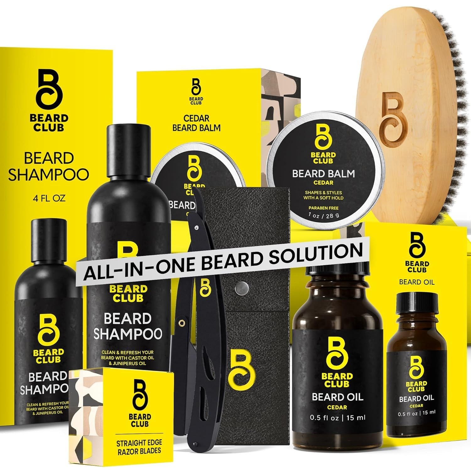 Beard Care Kit & Mens Grooming Kit – Essentials for a Healthier Looking, Stylish