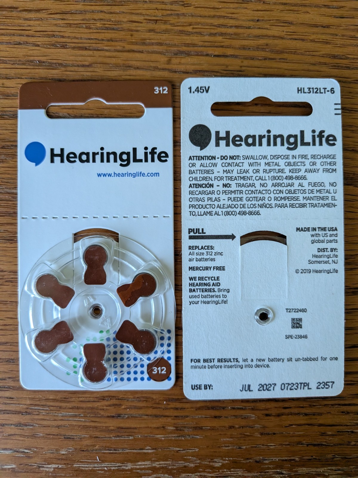 hearing aid batteries 312 Hearing Life