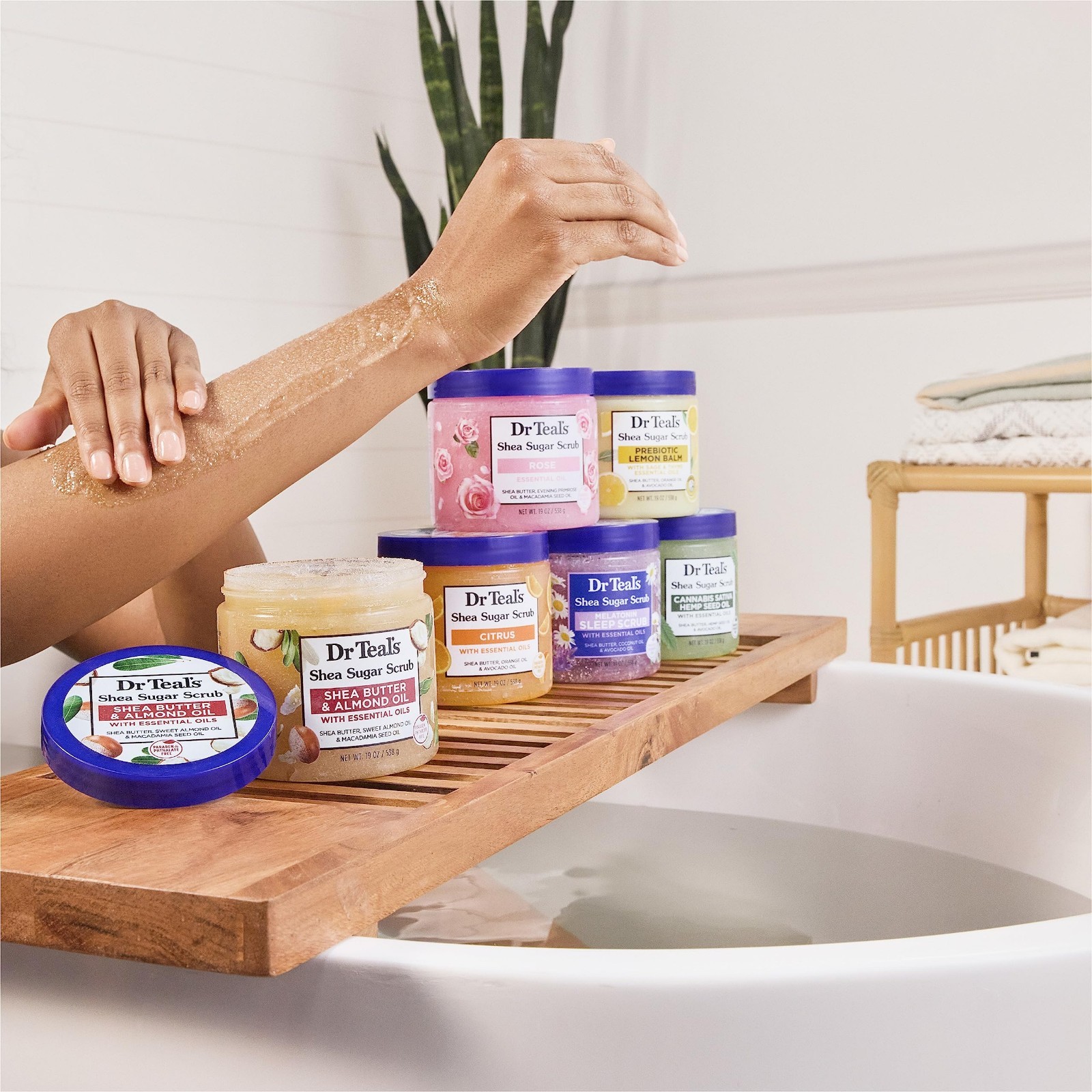Shea Sugar Sleep Scrub with Melatonin, Lavender & Essential Oils – 19oz (3 Pack)