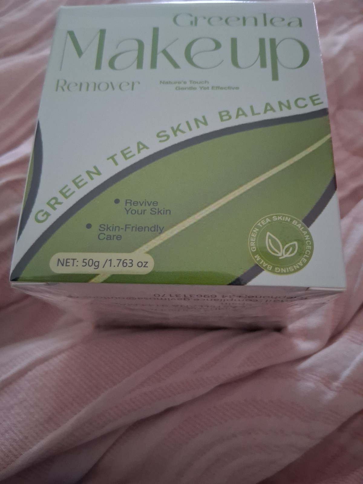 Greenlea Green Tea Skin Balance Makeup Remover, Gentle Face Cleanser 1.763 oz