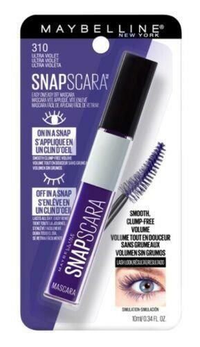 Maybelline Snapscara Mascara ~ CHOOSE YOUR SHADE ~ Blue, Black Cherry, Violet