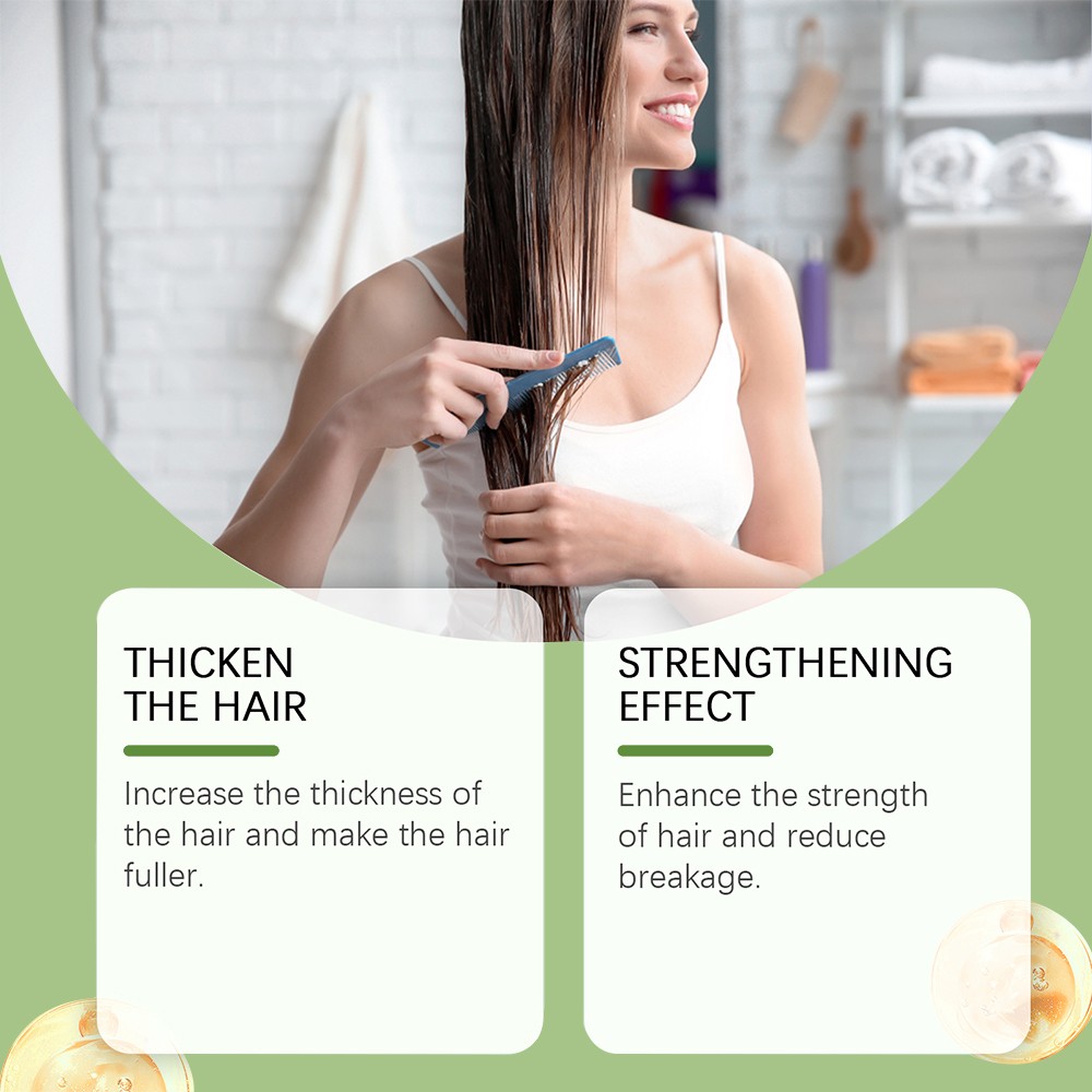 3PCS Organic Rosemary Hair Growth Shampoo for Natural Thickening & Strengthening