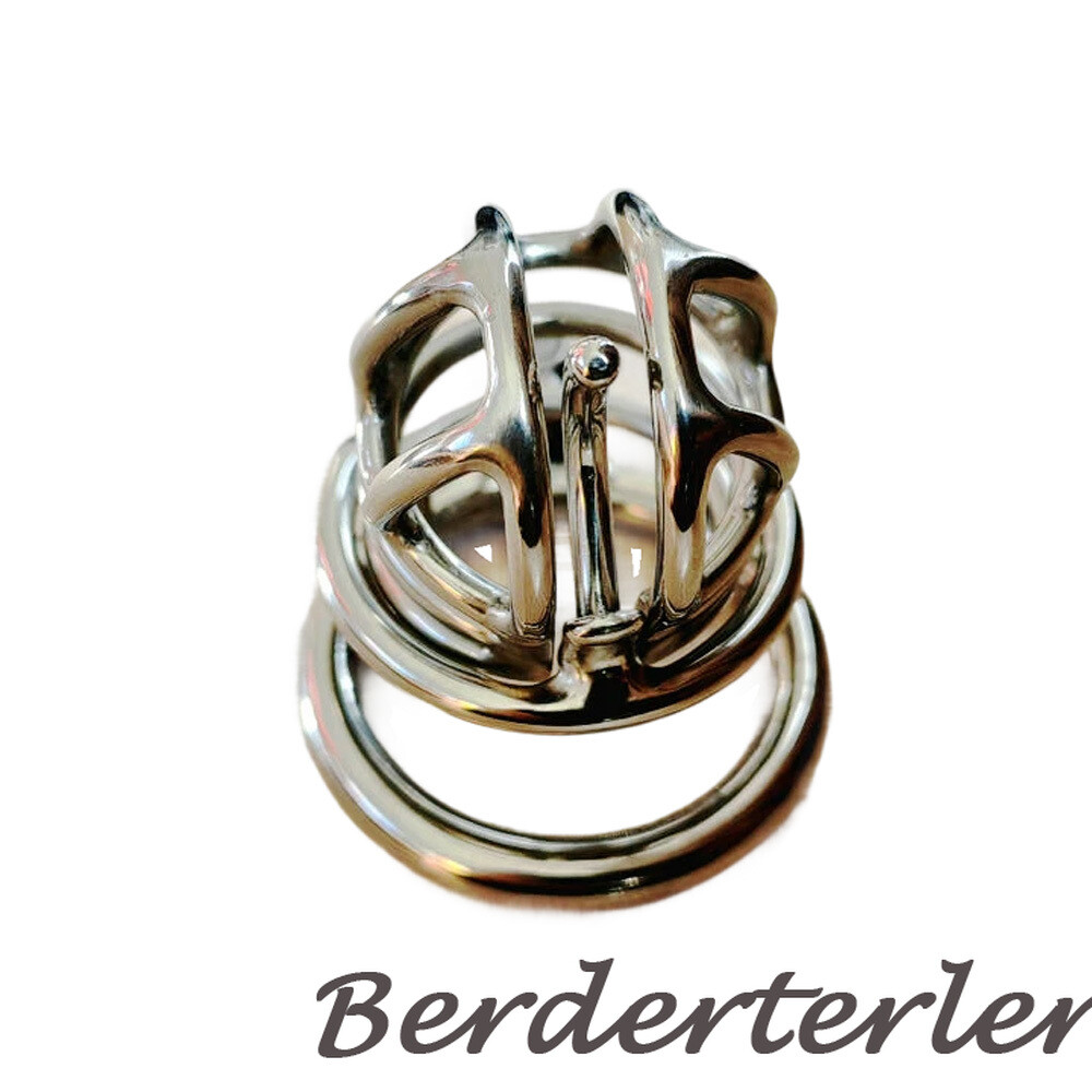 Custom PA Titanium Male Chastity Cage with PA Piercing Metal Cage for CBT Lock