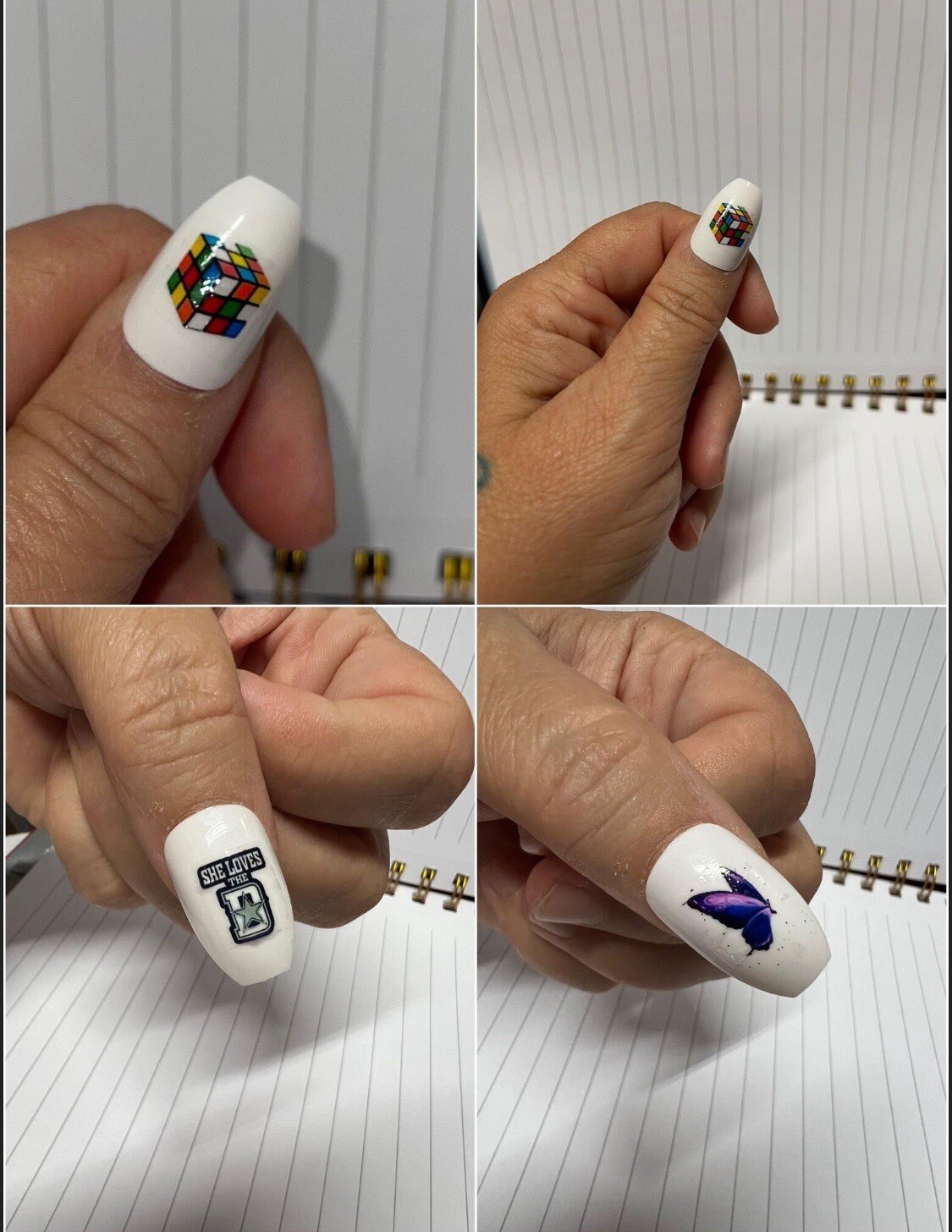 Jamaica Waterslide Nail Decals Set Of 50 Instructions Bonus JH