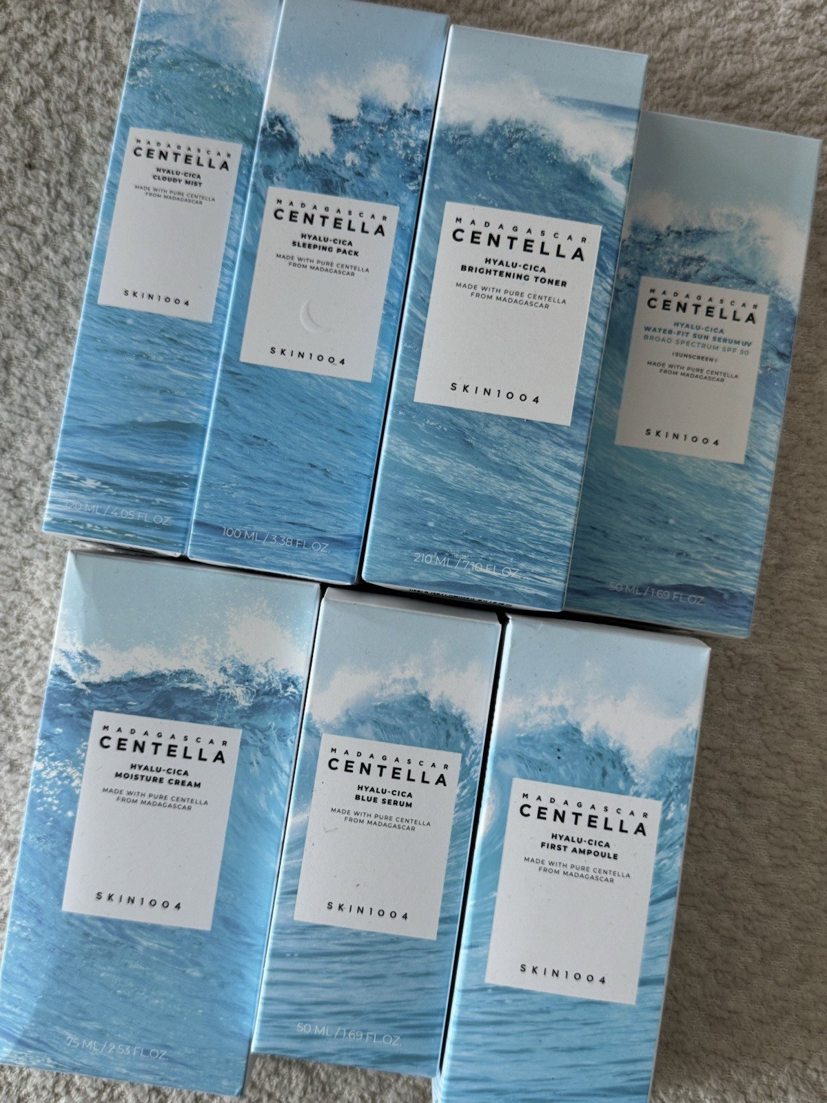 SKIN1004 Madagascar Centella Hyalu-Cica Full Set 7pcs New Sealed